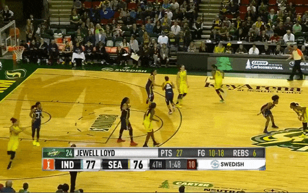Breanna Stewart 3 vs Fever