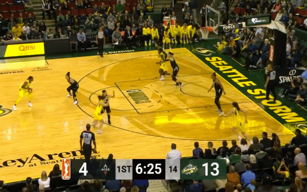 Jewell Loyd Layup Aces