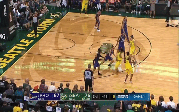 Jewell Loyd Drive Foul