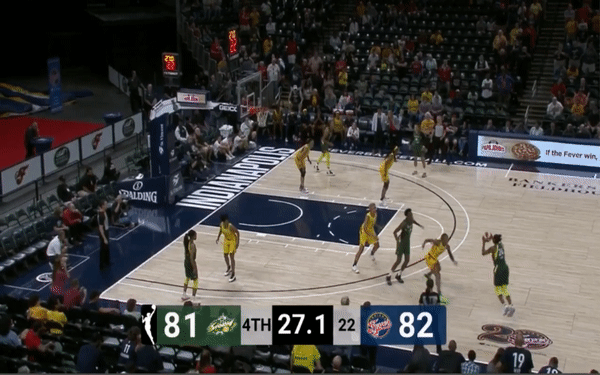 Jewell Loyd Drive and Fouled
