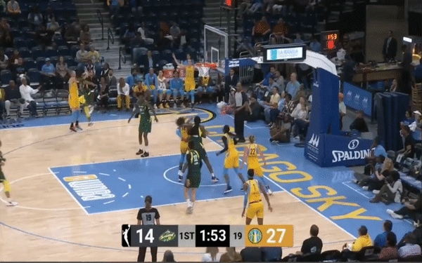 Jewell Loyd Missed Layup